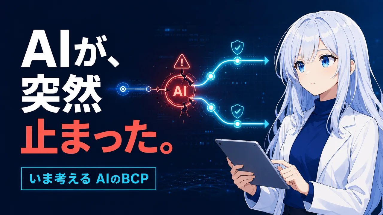 使っていたAIが、ある日突然止まった — Claude Fable 5の停止と再展開に学ぶ「AIのBCP」